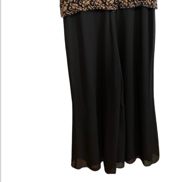 Sheri Martin Lace Overlay Jumpsuit Size 16 - Picture 6 of 8